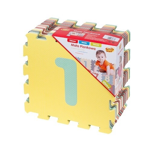 E-shop Pěnová podložka – pastelové číslice