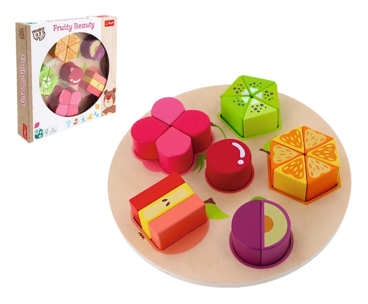 Fruity Beauty drevená vkladačka s ovocím