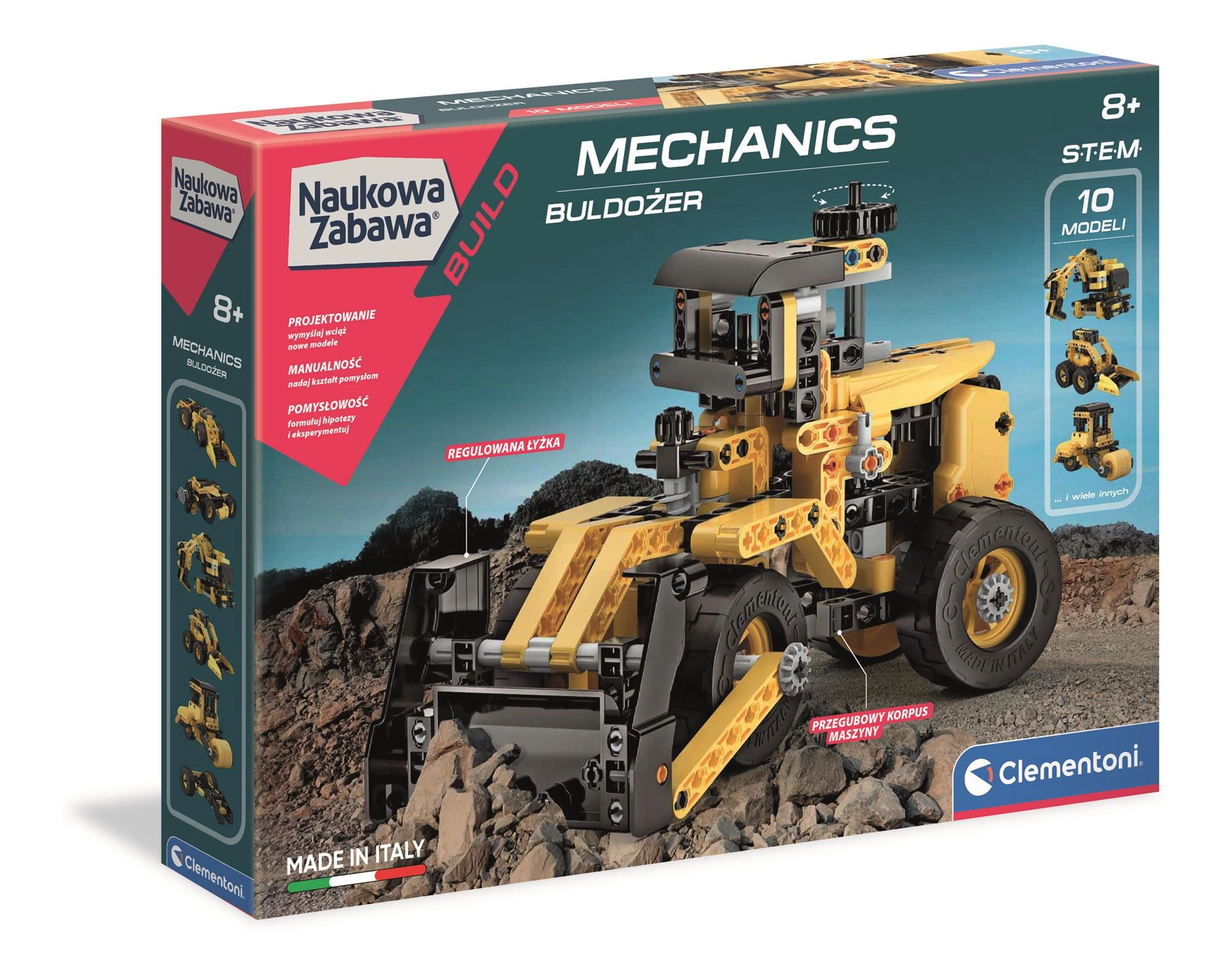 Clementoni Laboratórne mechanika buldozér
