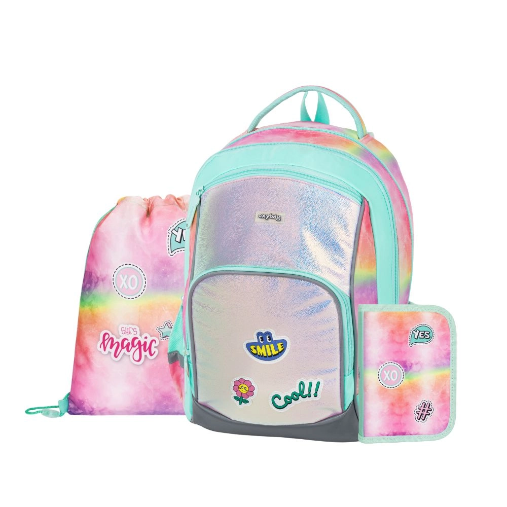 Školský set 3 ks OXY GO Magic – batoh, vrecko a peračník