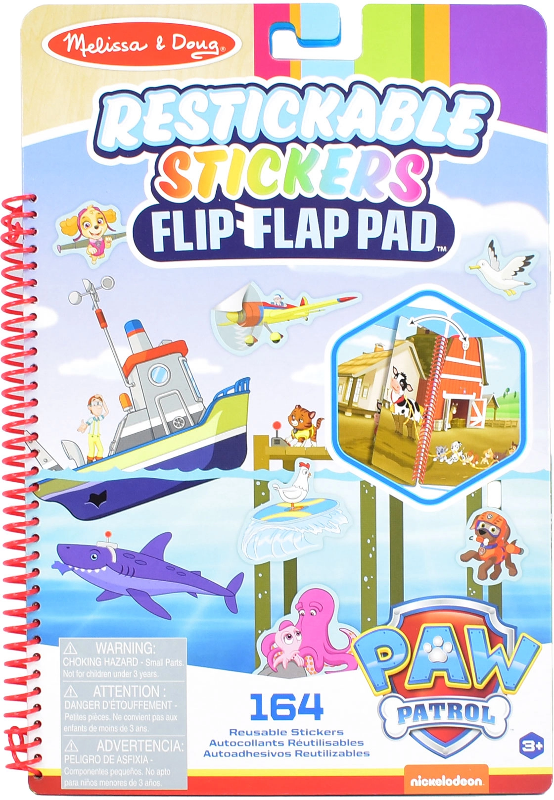 E-shop Melissa & Doug Tlapková patrola kniha so samolepkami Zátoka dobrodružstiev