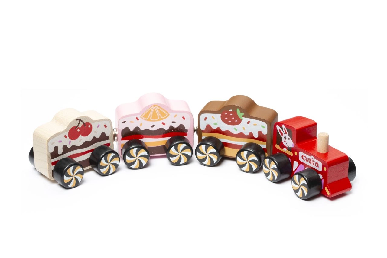 E-shop CUBIKA 15382 Vlak Cakes s magnetmi 4 diely