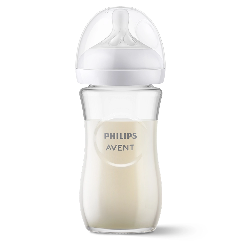 E-shop Philips AVENT sklenená dojčenská fľaša Natural Response 240 ml (1m+)