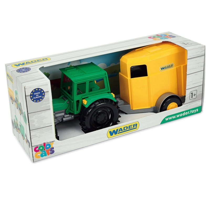 E-shop Wader Farmársky traktor s prívesom na kone