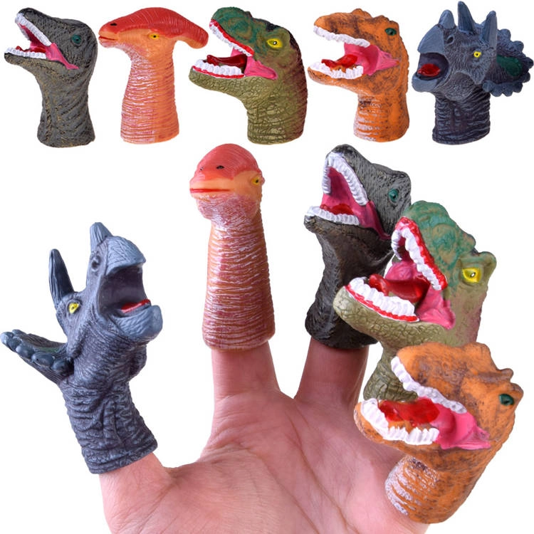 E-shop Jokomisiada Bábky Dinosaur Finger gumené figúrky 5 ZA4333