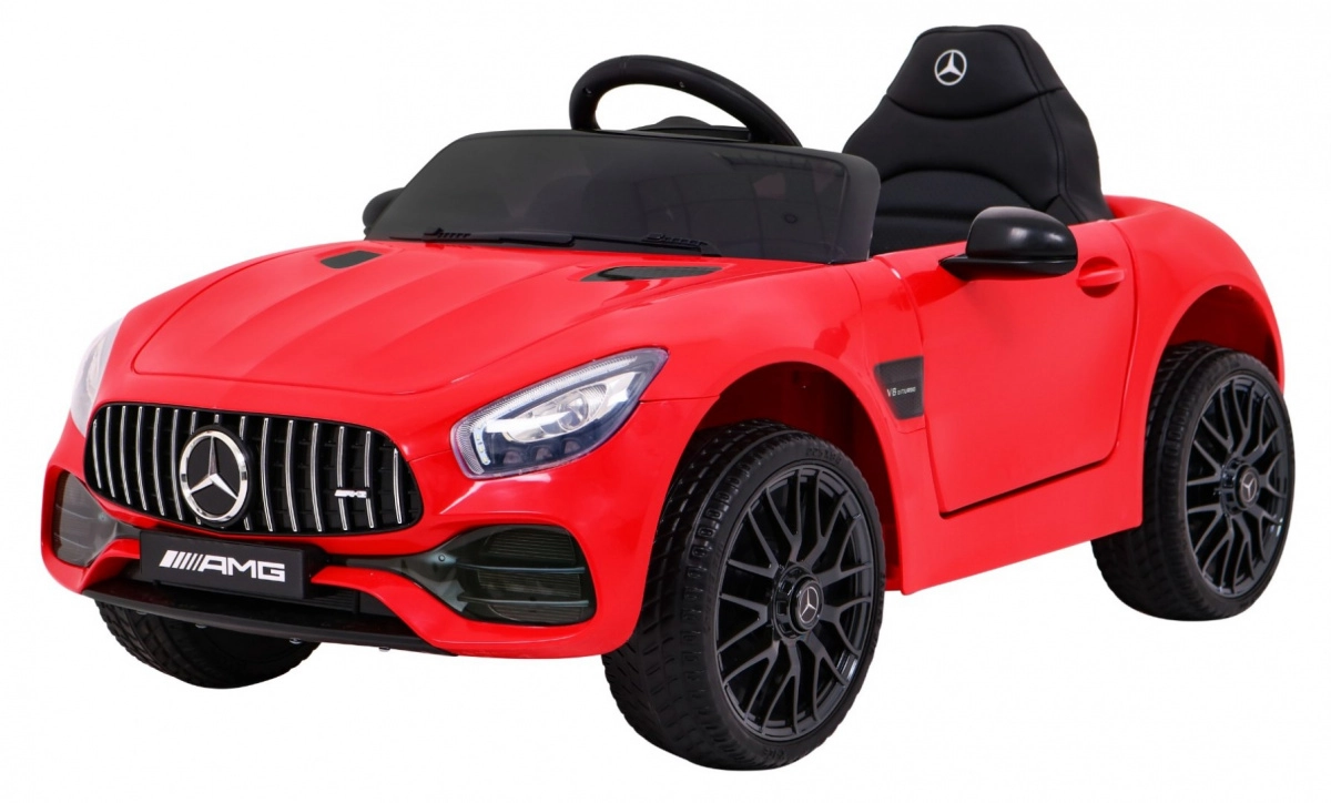 E-shop Elektrické autíčko MERCEDES-AMG GT pre deti s diaľkovým ovládaním – červené