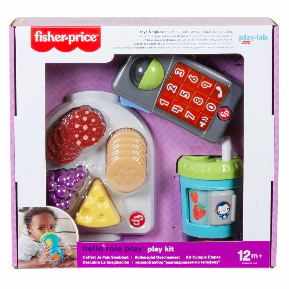E-shop Fisher-Price Baby ahoj fantazie set 3 hračky s aktivitami na baterie světlo zvuk