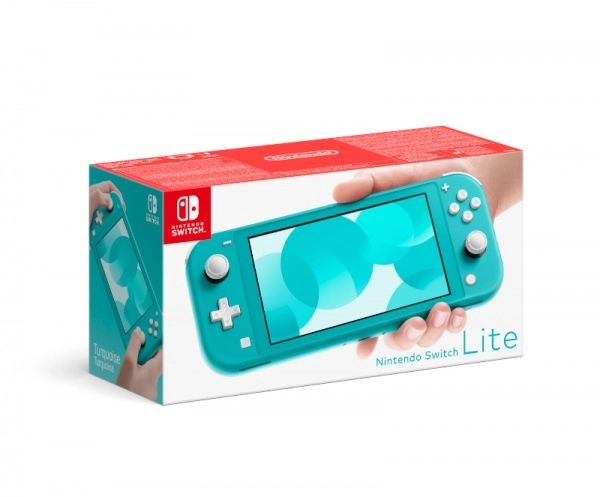 nintendo switch lite tyrkysová