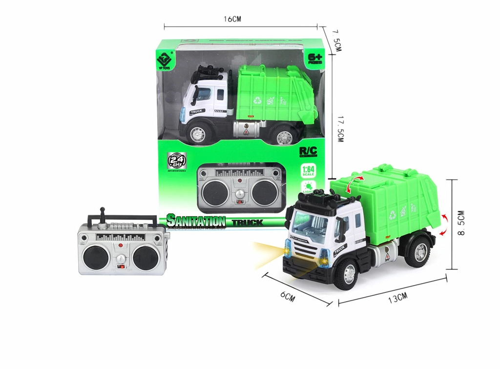 R/C Mini Smetiarske Vozidlo s LED Svetlami