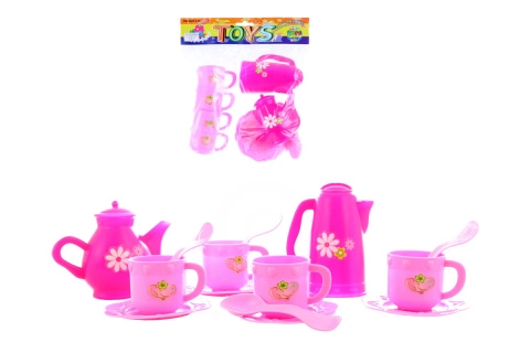 Ružový čajový set pre deti