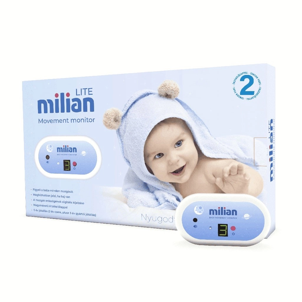 E-shop Monitor dychu Milian Lite s 2 senzorovými podložkami