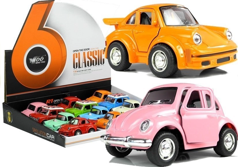 E-shop Lean Toys Klasické auto kovové vozidlo so zmiešaným zvukom