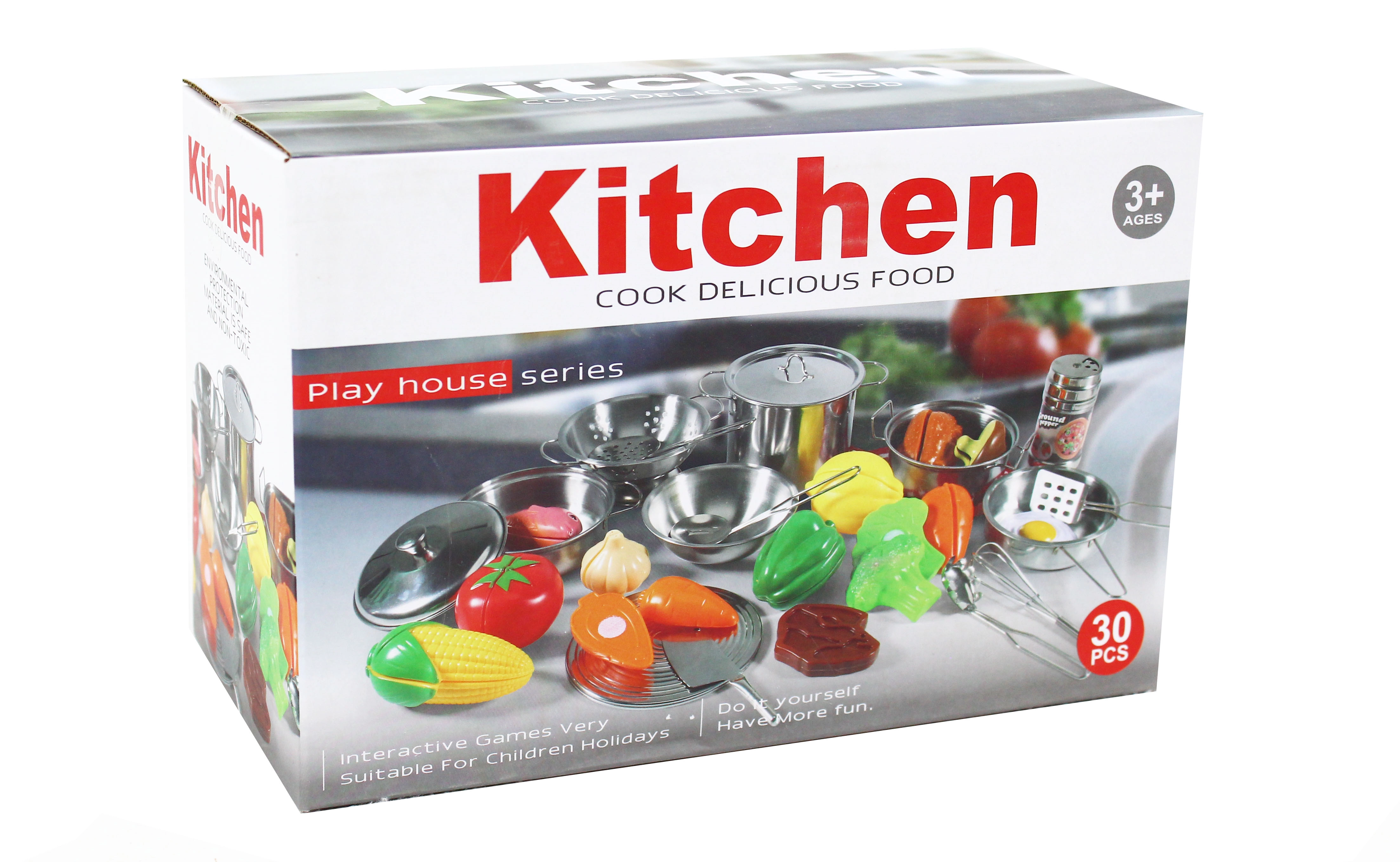 Kovová sada riadu s príslušenstvom 30 ks