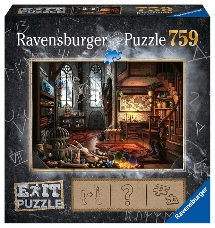 Ravensburger Únikové EXIT Dračí laboratoř 759 dielov