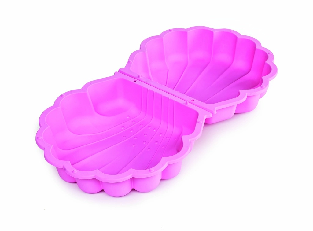 Ružové pieskovisko mušľa s vekom