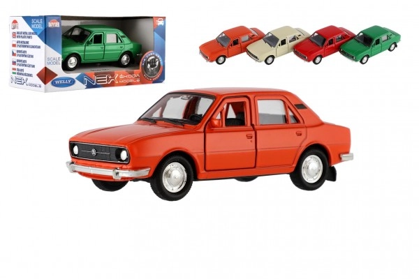 E-shop Welly Dromader Auto Škoda Favorit kov plast 11cmna volný chod 4 barvy v krabičce 15x7x7cm 1:34