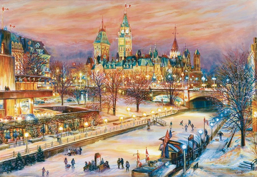 Ravensburger Zimní festival v Ottawě 1000 dielov