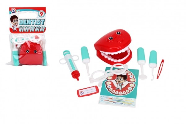 E-shop Teddies Sada doktor/lékař zubař plast 9 ks