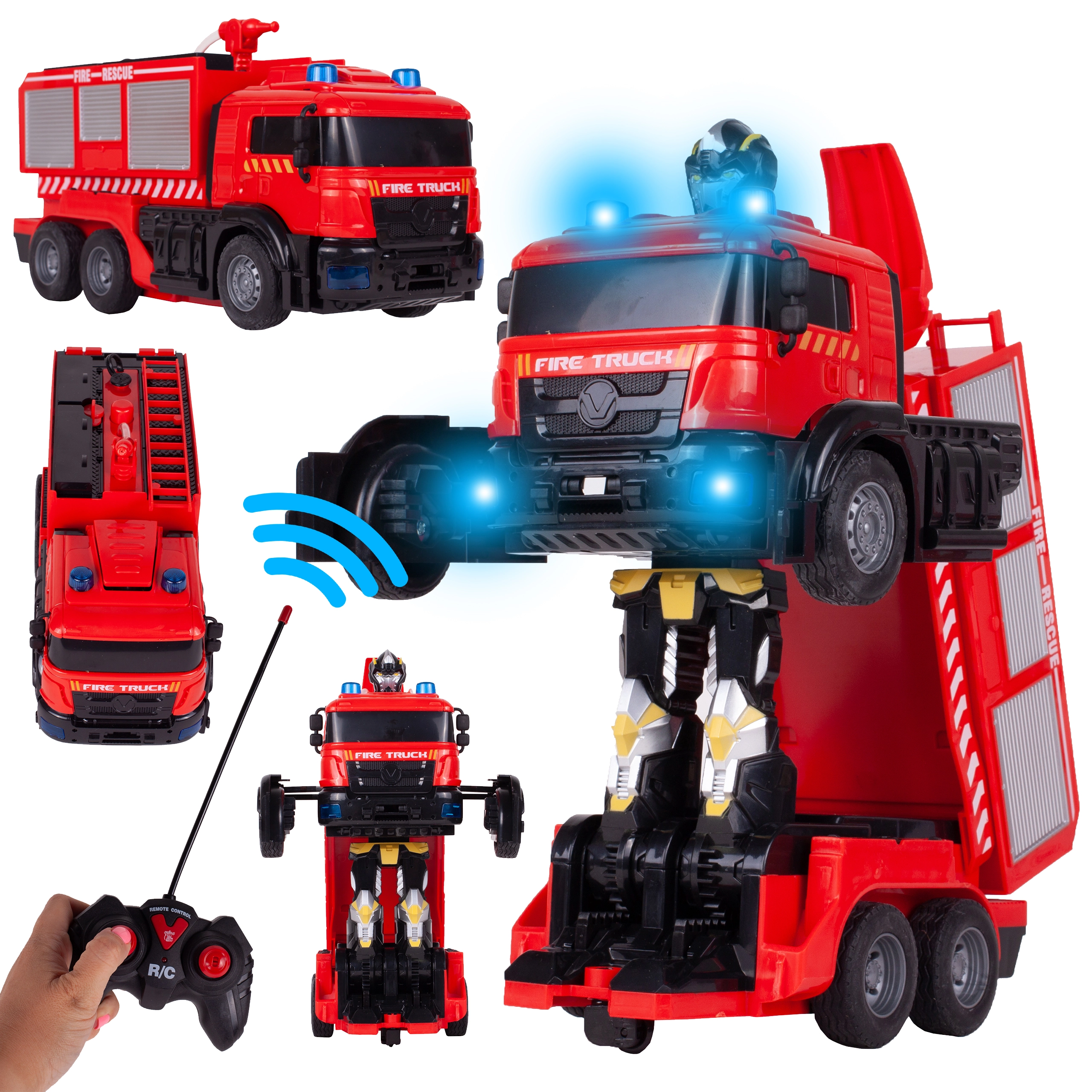 E-shop RC transformujúci hasiči robot