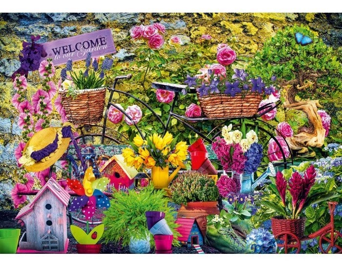 E-shop Bluebird Welcome to Our Garden 1000 dielov
