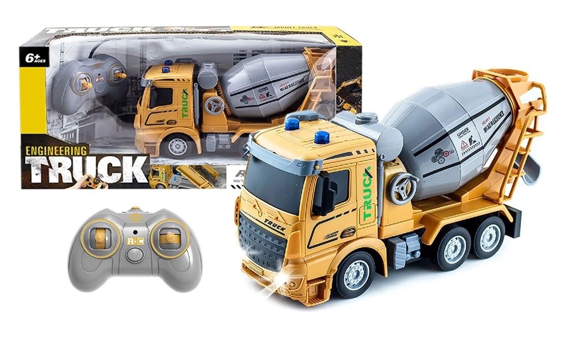 Diaľkovo ovládaná miešačka betónu R/C