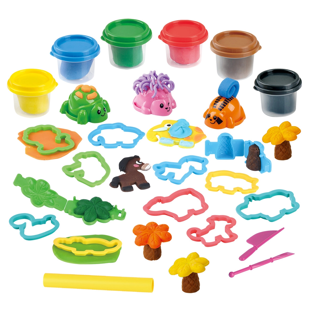 E-shop Playgo Plastelína safari 6x56g