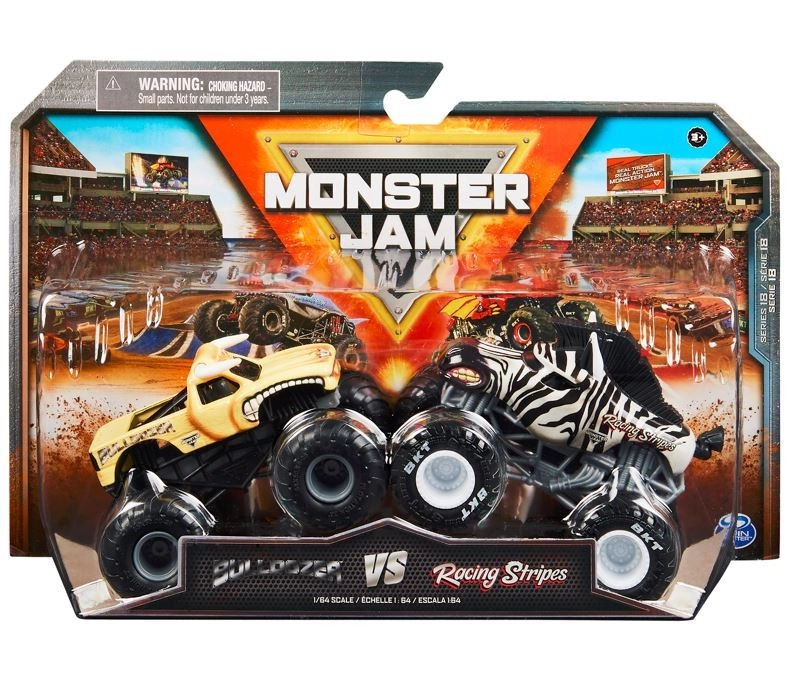 E-shop MONSTER JAM zberateľský kovový model auta Monster Truck set 2 modelov assort 1:64