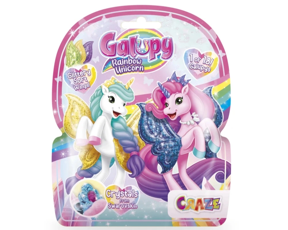 E-shop Galupy Rainbow Unicorn zberateľská figúrka jednorožca s krídlami a kryštálom Swarovski