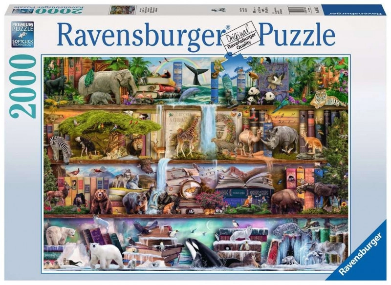 E-shop Ravensburger Stewart Wild Kingdom Shelves 2000 dielov