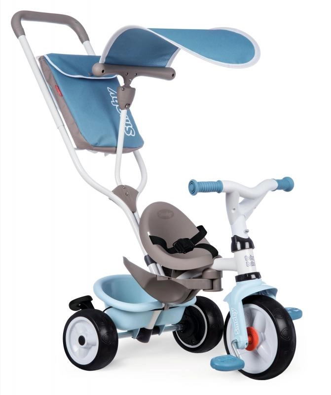 E-shop SMOBY trojkolka 3v1 Baby Balade Plus modrá