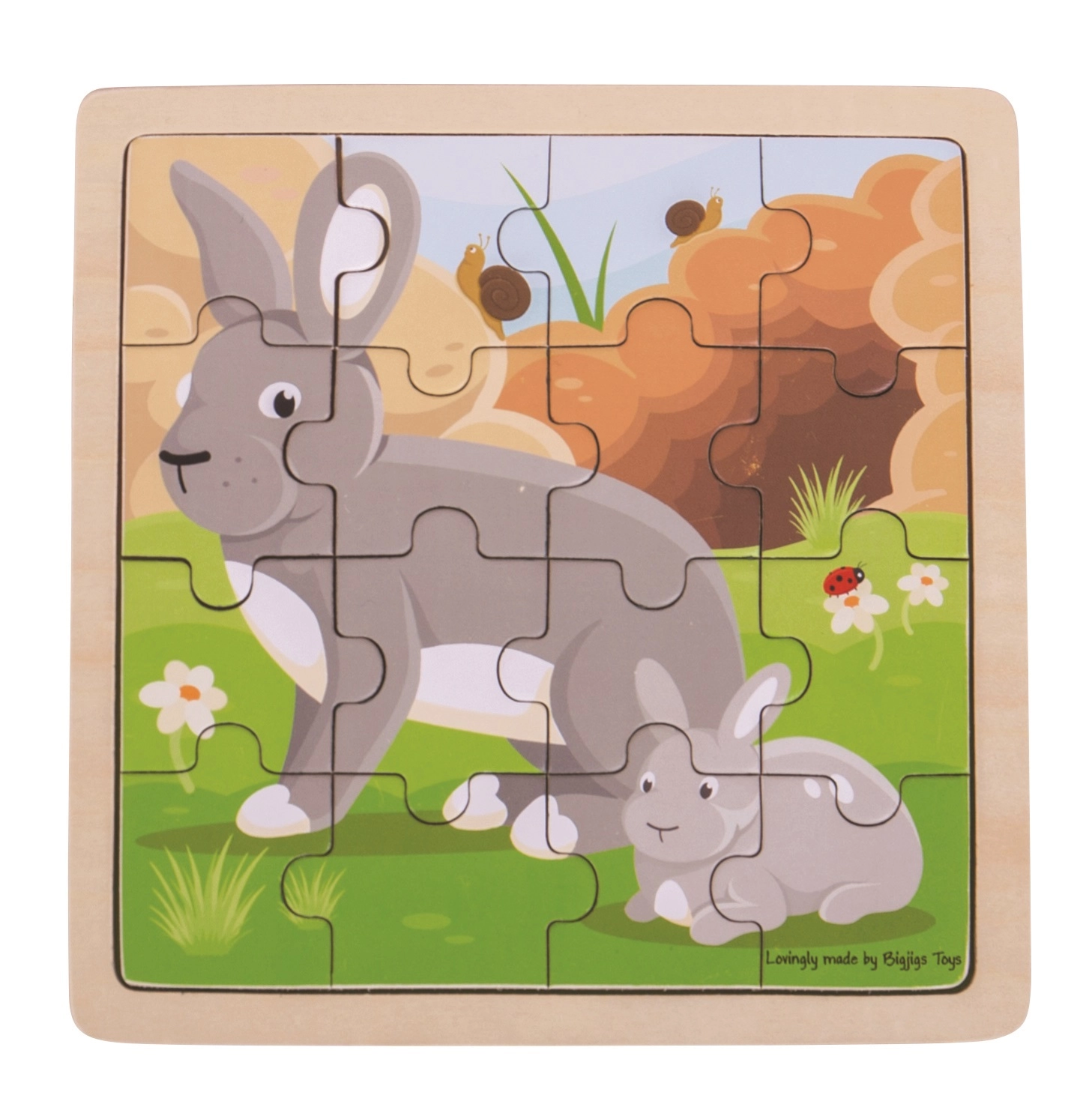 E-shop Bigjigs puzzle Králík s králíčkem