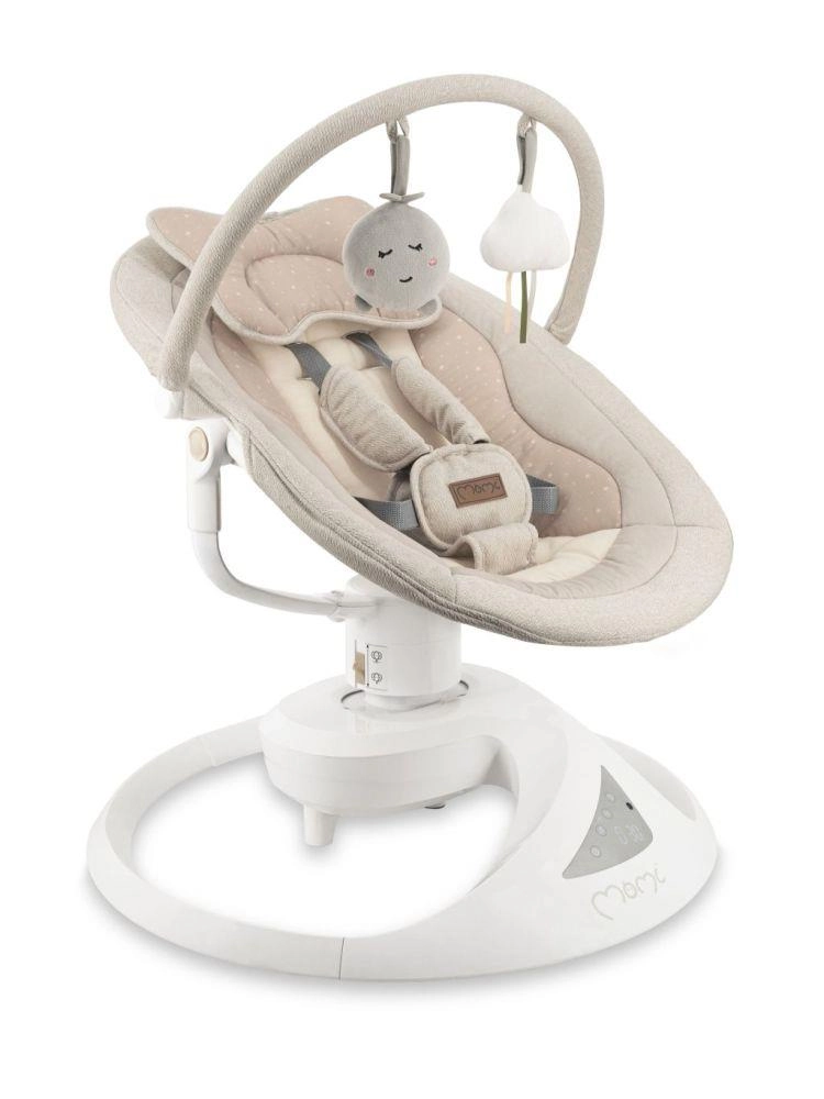 Elektrické hojdačky MoMi Pearl béžové