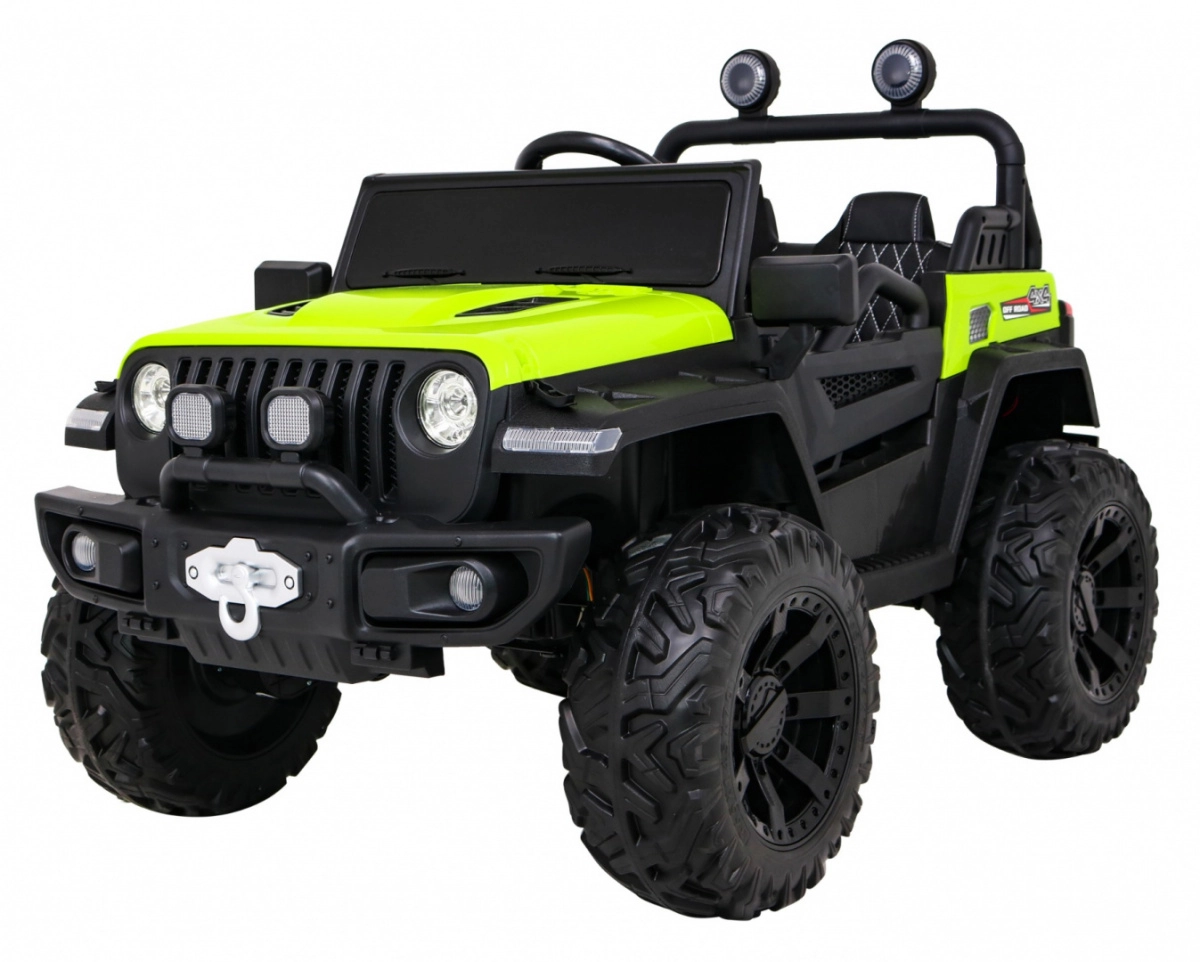 E-shop Elcars Veľké terénne elektrické auto 4x4 Červená