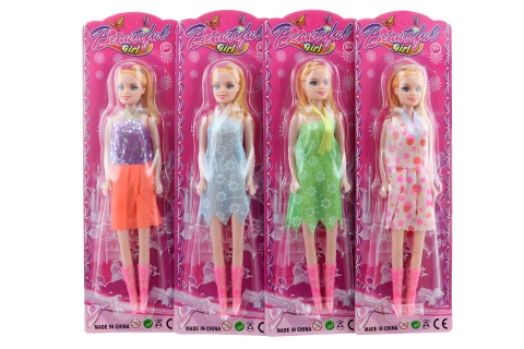 bábika v šatách 26 cm