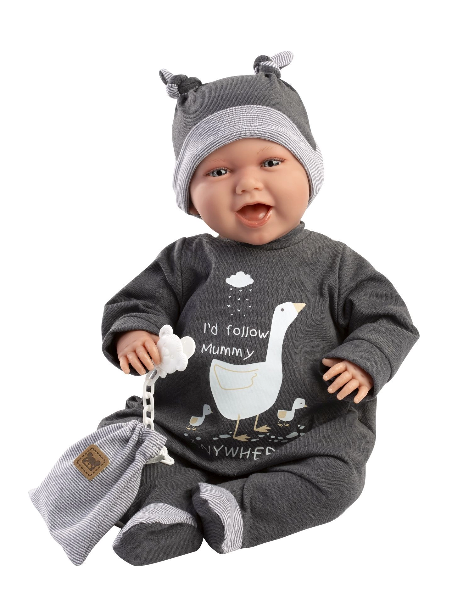 E-shop Llorens 74107 NEW BORN realistická bábätko so zvukmi a mäkkým látkovým telom 42