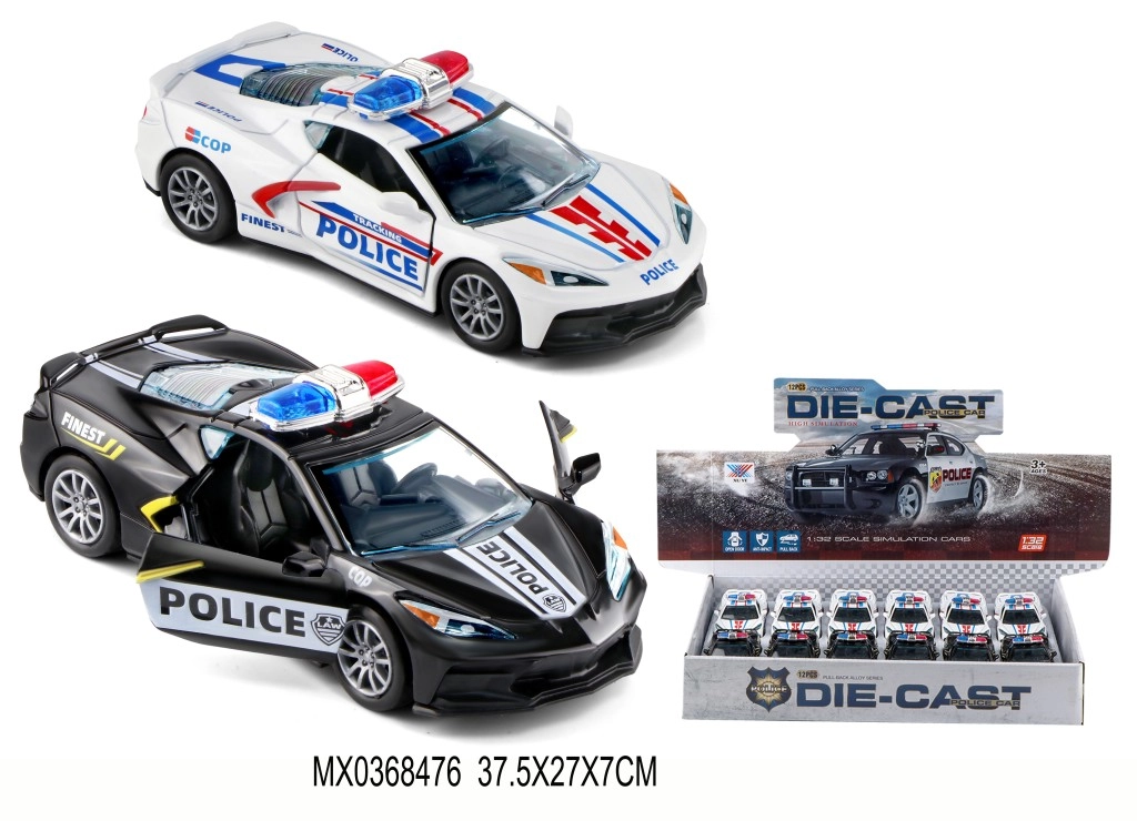 E-shop Alltoys K164B10 Auto policajné 1:32