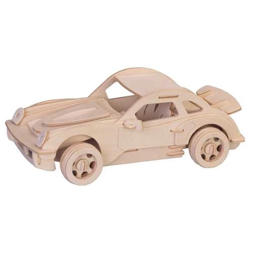 E-shop Drevené 3D puzzle Porsche veľké