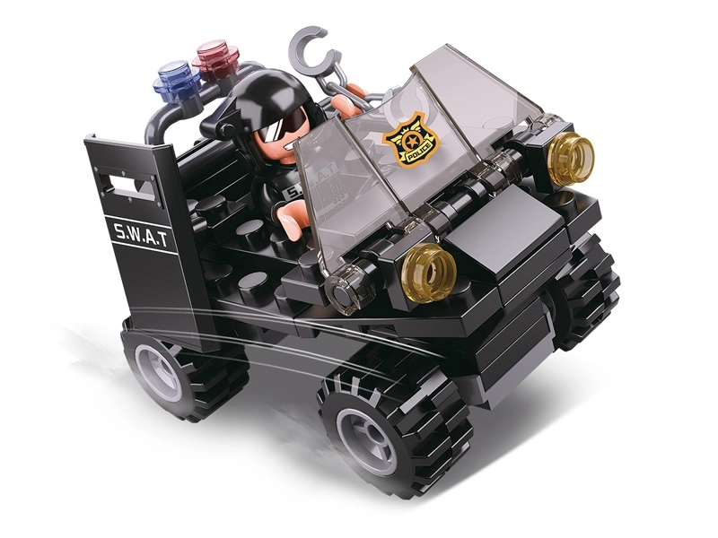 E-shop Sluban B0638C Polícia 4v1 SWAT Štvorkolka