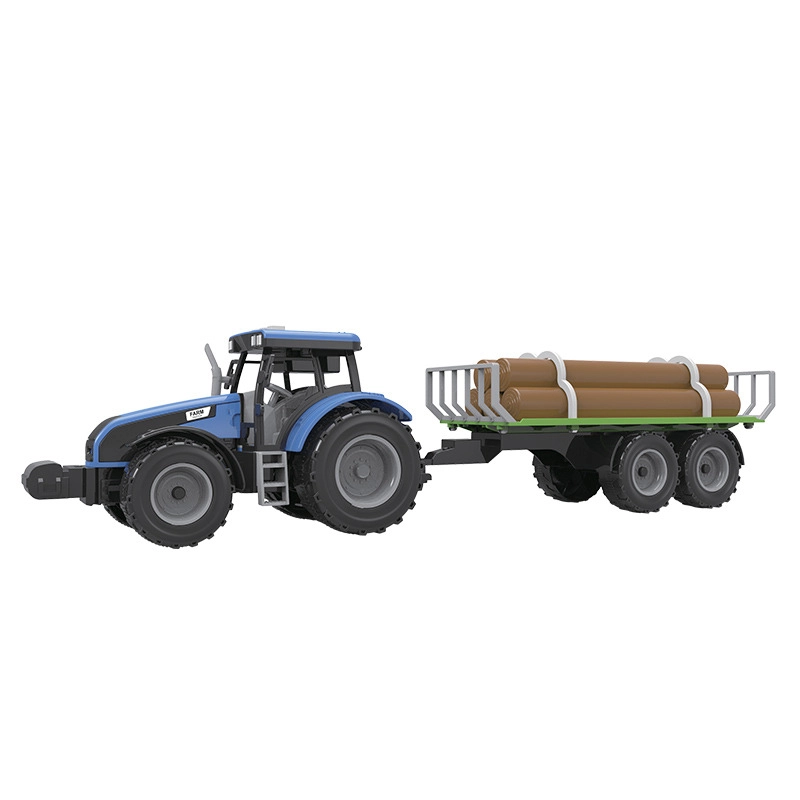 E-shop FARM SERVICE traktor s vlečkou na drevo so zvukmi a svetlami