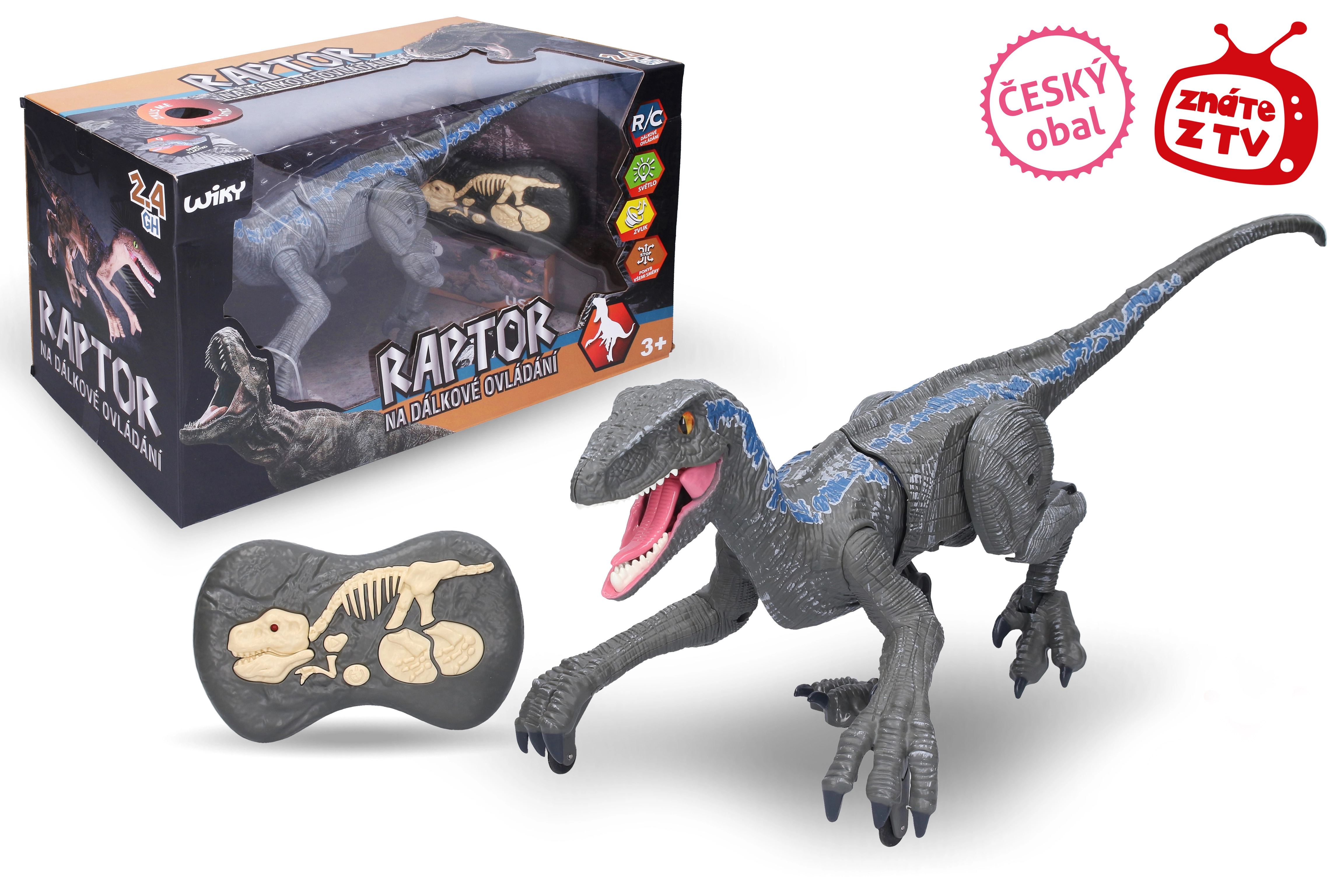 Wiky Raptor RC 45 cm sivá