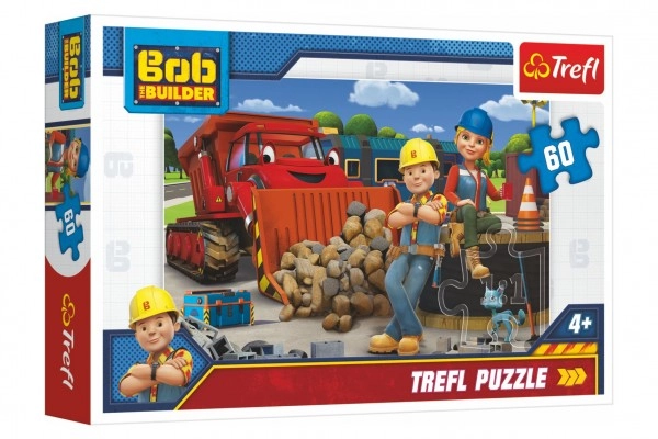 E-shop Trefl Bob a Wendy/Bořek Stavitel 33 x 22 cm v krabici 21 x 14 x 4 cm 60 dílků