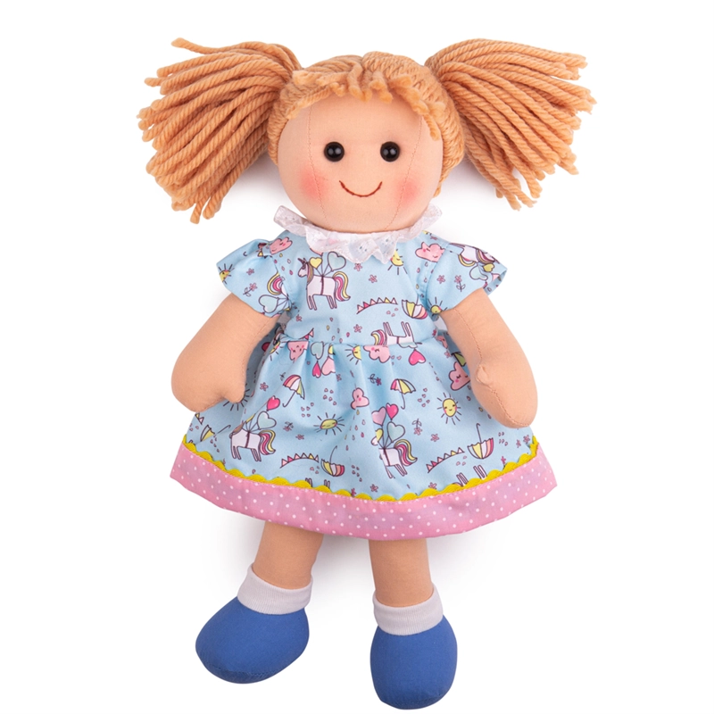 E-shop Bigjigs Toys Látková Olivia 34 cm