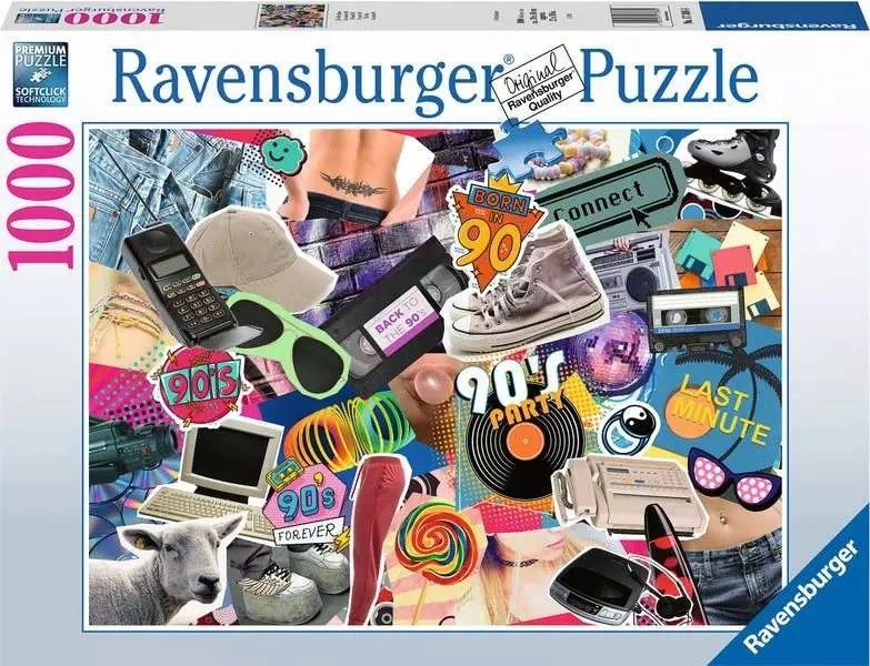 E-shop Puzzle Ravensburger 1000 dielikov 90. roky