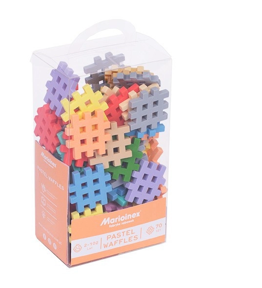 Marioinex MINI WAFLE PASTEL 70 ks