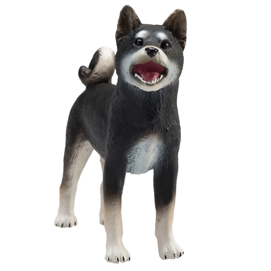 Mojo pes Shiba-Inu čierny – realistická figúrka