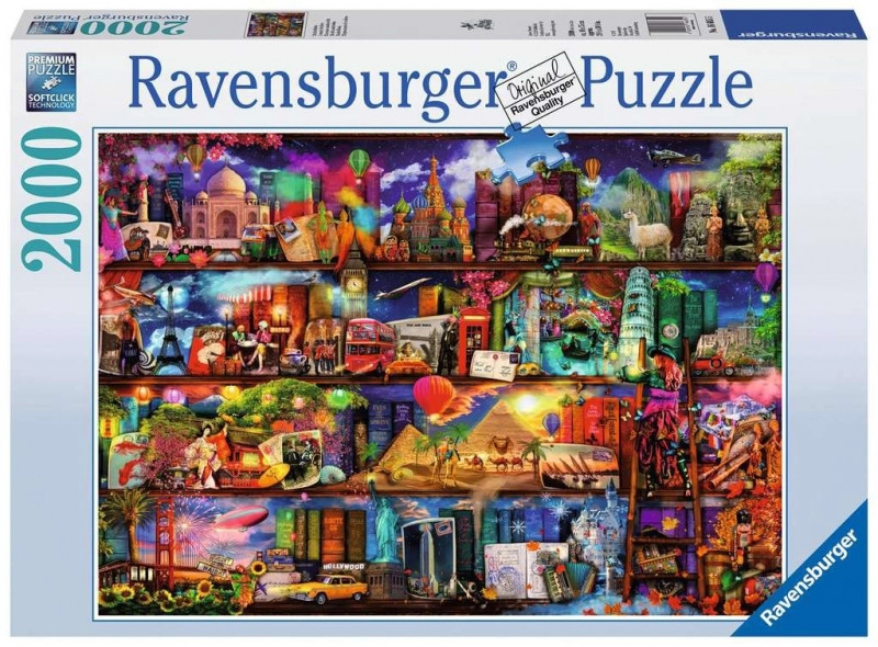E-shop Ravensburger 166855 Svět knih 2000 dielov