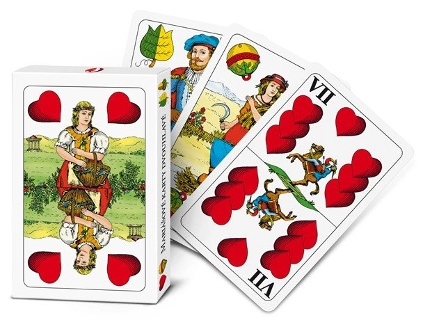 Efko hracie karty mariáš dvojhlavé v krabičke