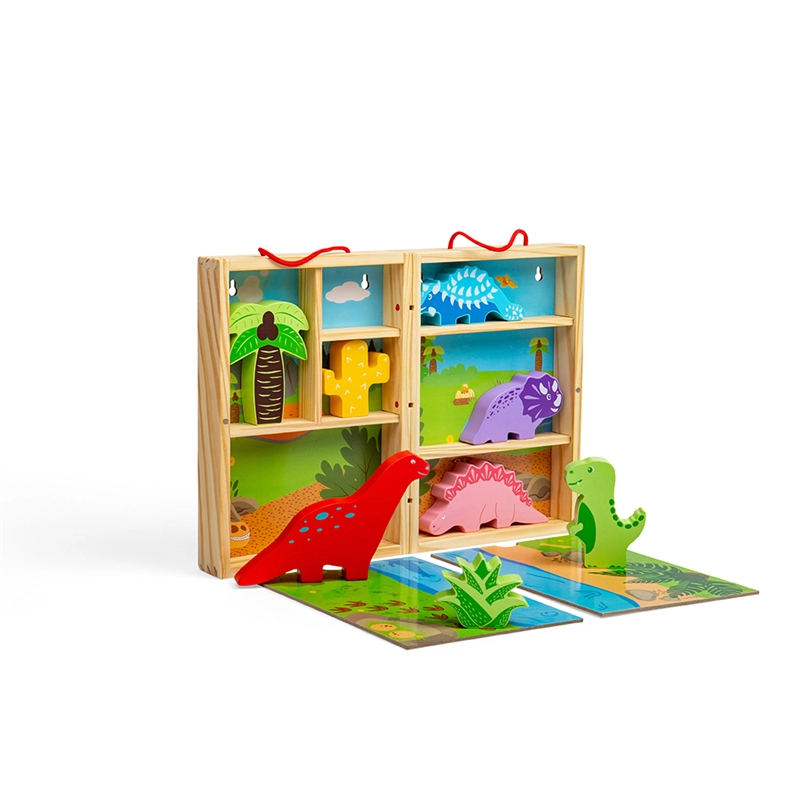 E-shop Bigjigs Toys Krabička na hraní dinosauři