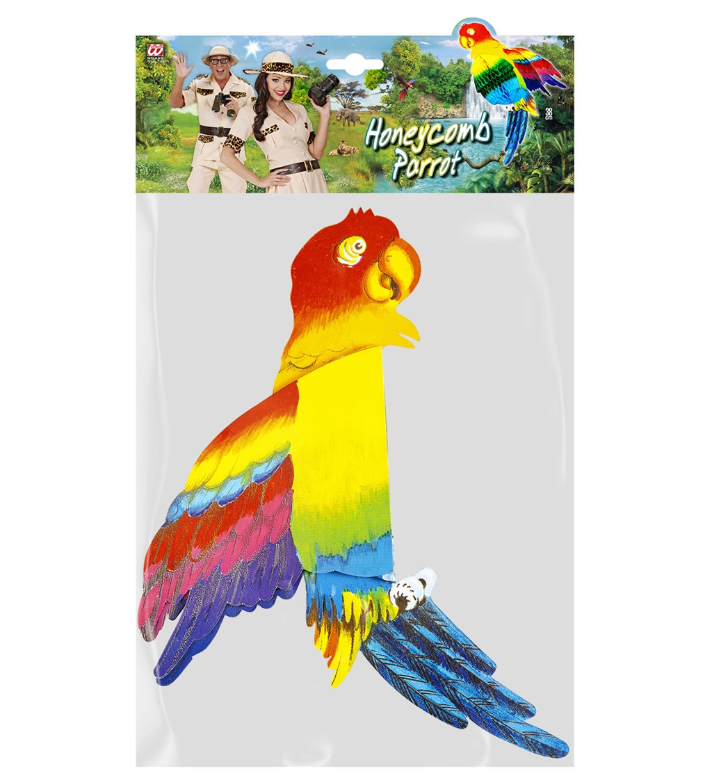 E-shop Farebný papierový papagáj