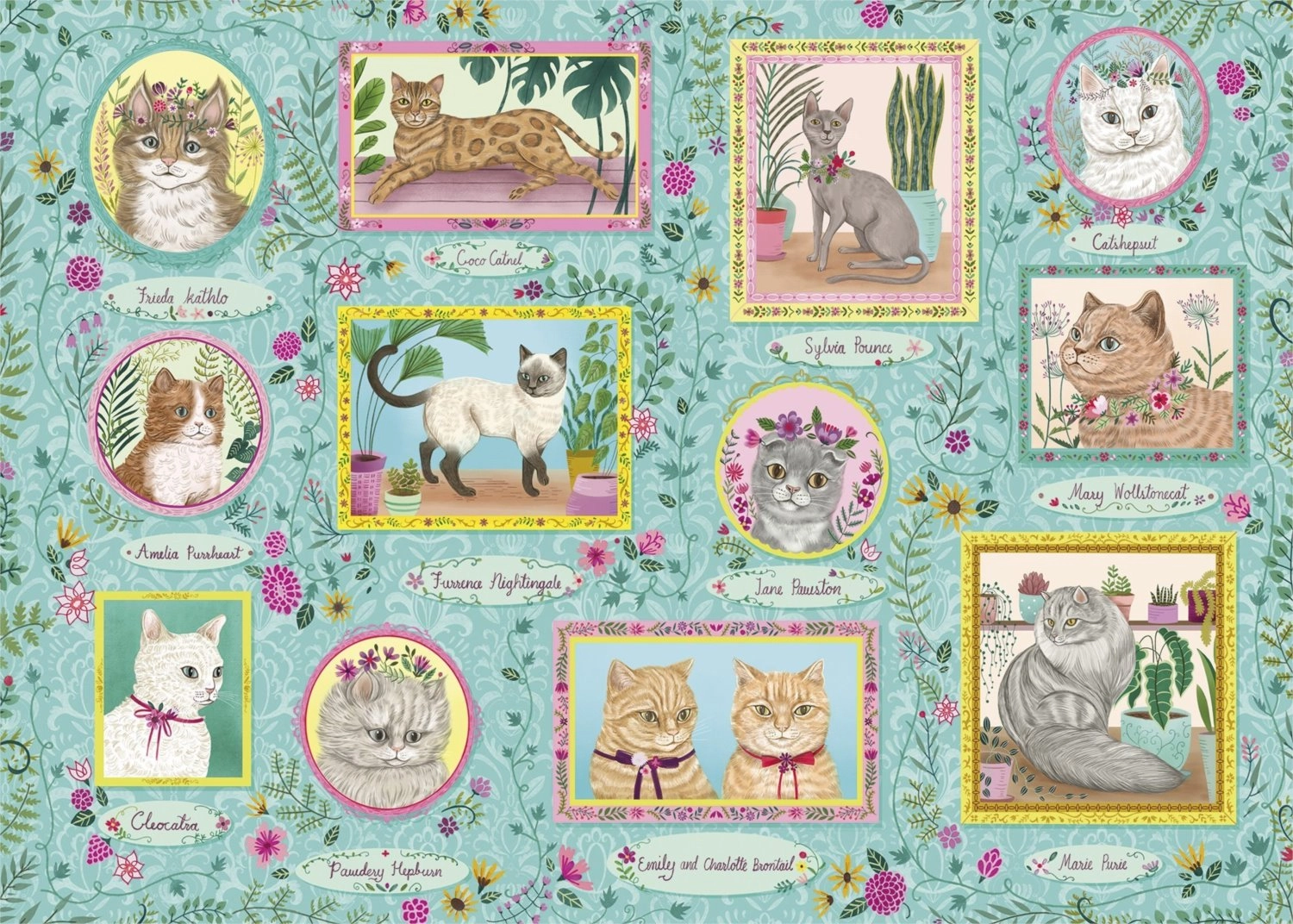 E-shop Gibsons Famous Felines 1000 dielov